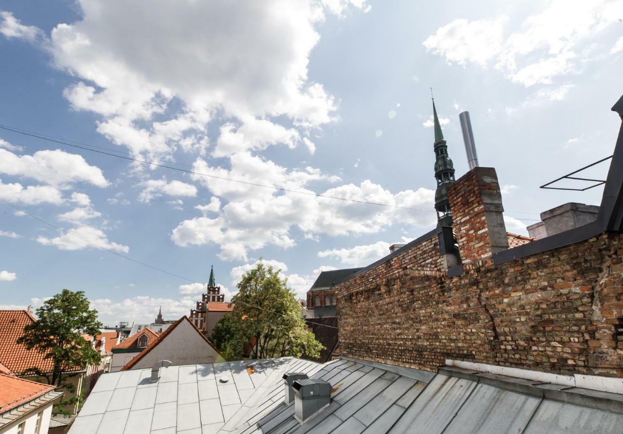 Cozy Studio Mansard Riga Old Town Aptartment, Ac Kültér fotó