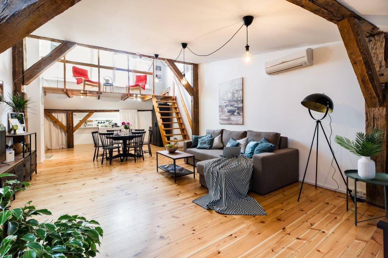 Cozy Studio Mansard Riga Old Town Aptartment, Ac Kültér fotó