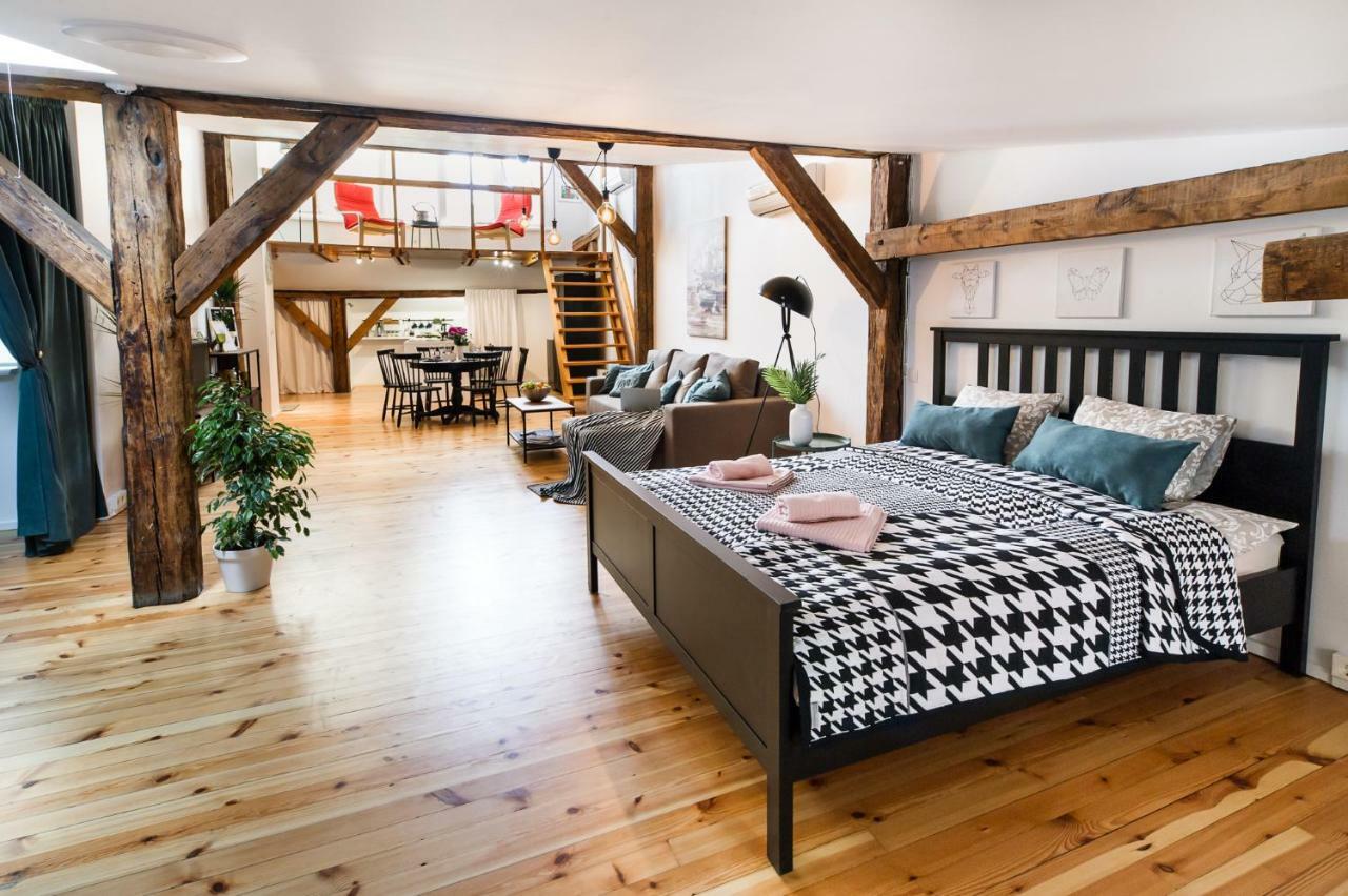 Cozy Studio Mansard Riga Old Town Aptartment, Ac Kültér fotó