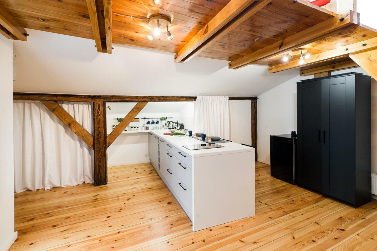Cozy Studio Mansard Riga Old Town Aptartment, Ac Kültér fotó