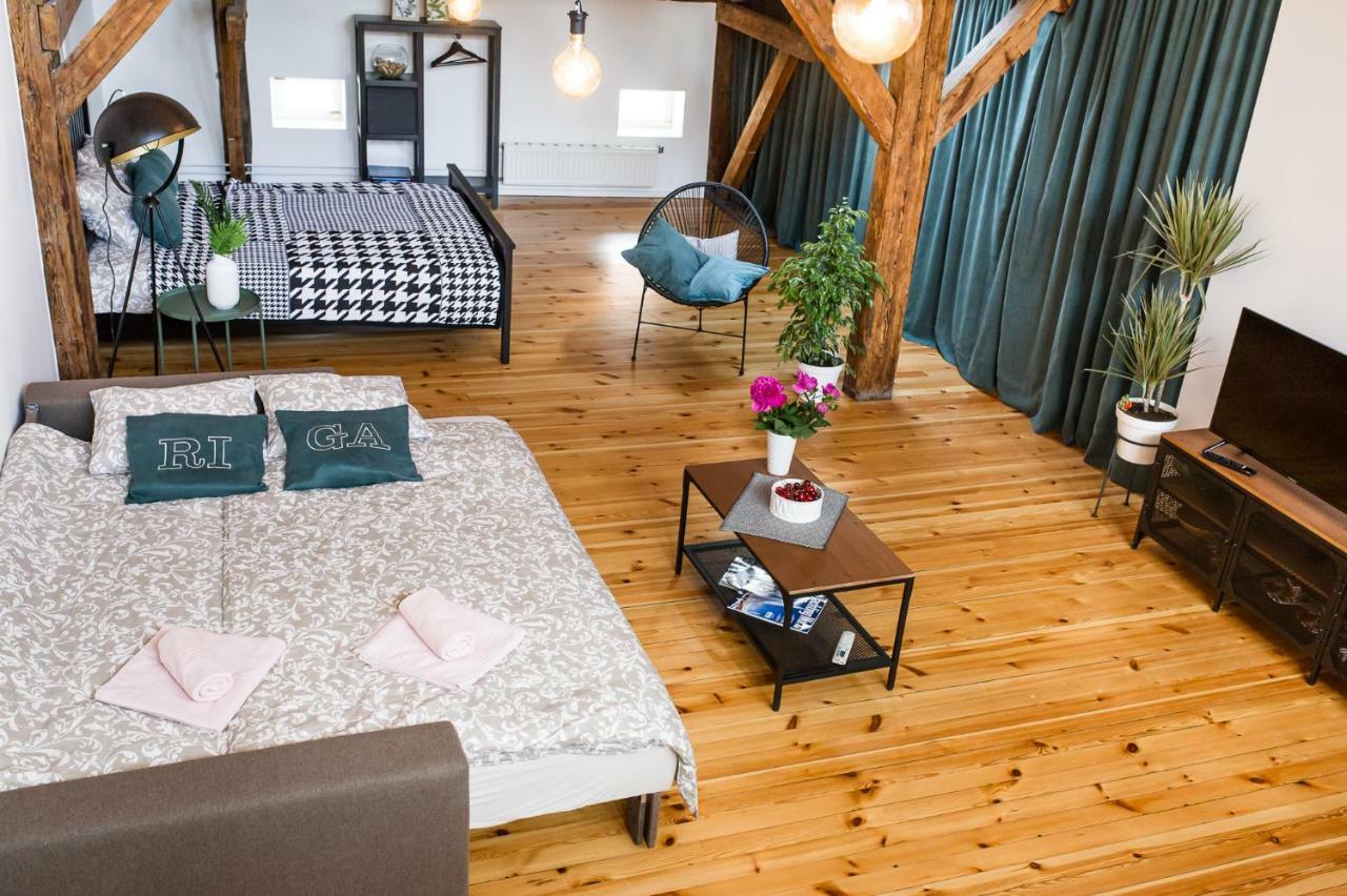 Cozy Studio Mansard Riga Old Town Aptartment, Ac Kültér fotó